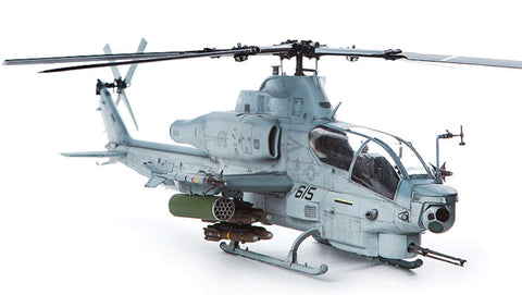 Academy 12127 1:35 Scale USMC US Marine Corps AH-1A Shark Mouth Plamodel Plastic Model Helicopter Airplane Kits Toy (Paint Not Included)