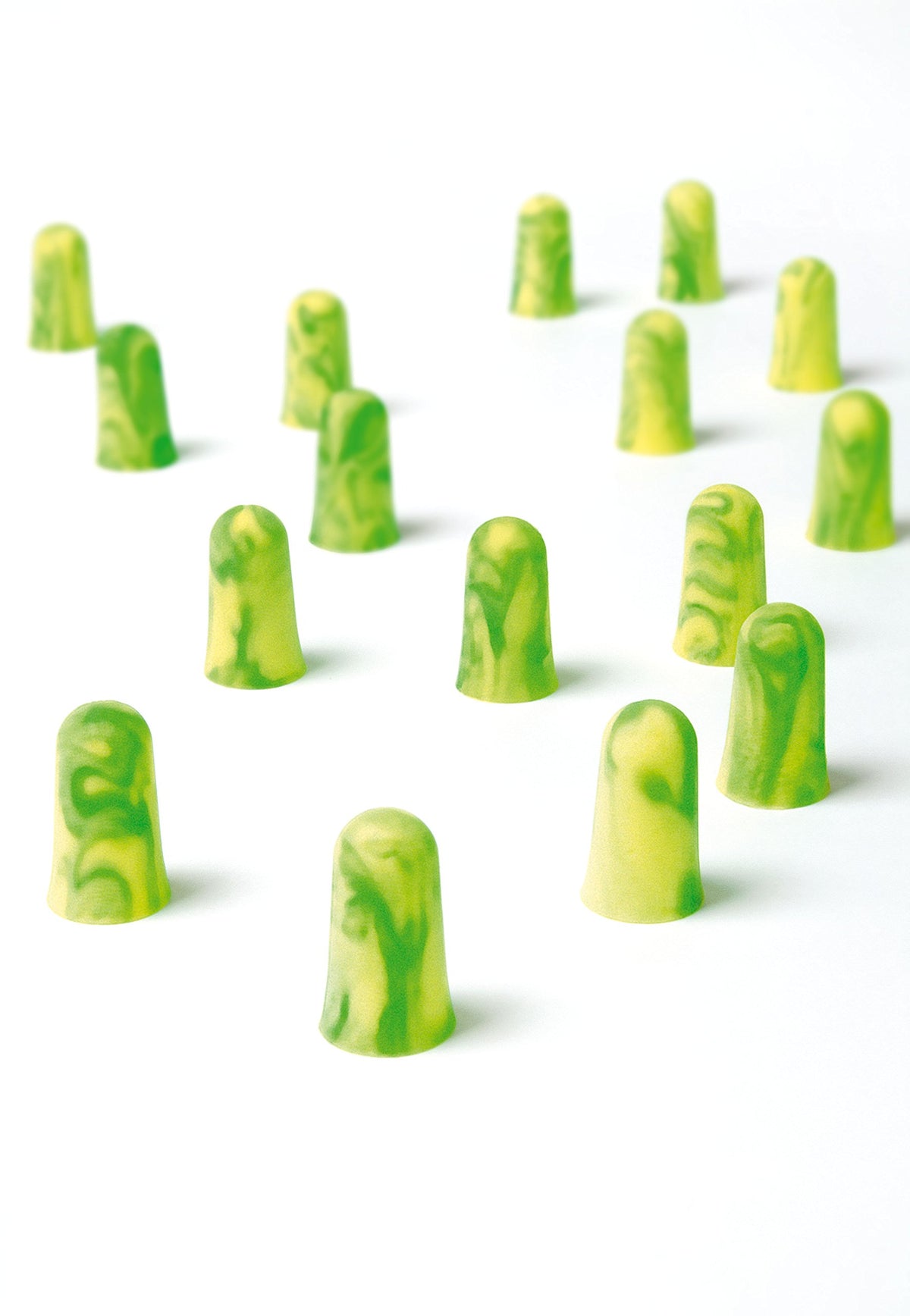 Moldex Pura Fit SNR 36dB Earplugs, Polyurethane Foam, Green, Classic Style, 25 Pair