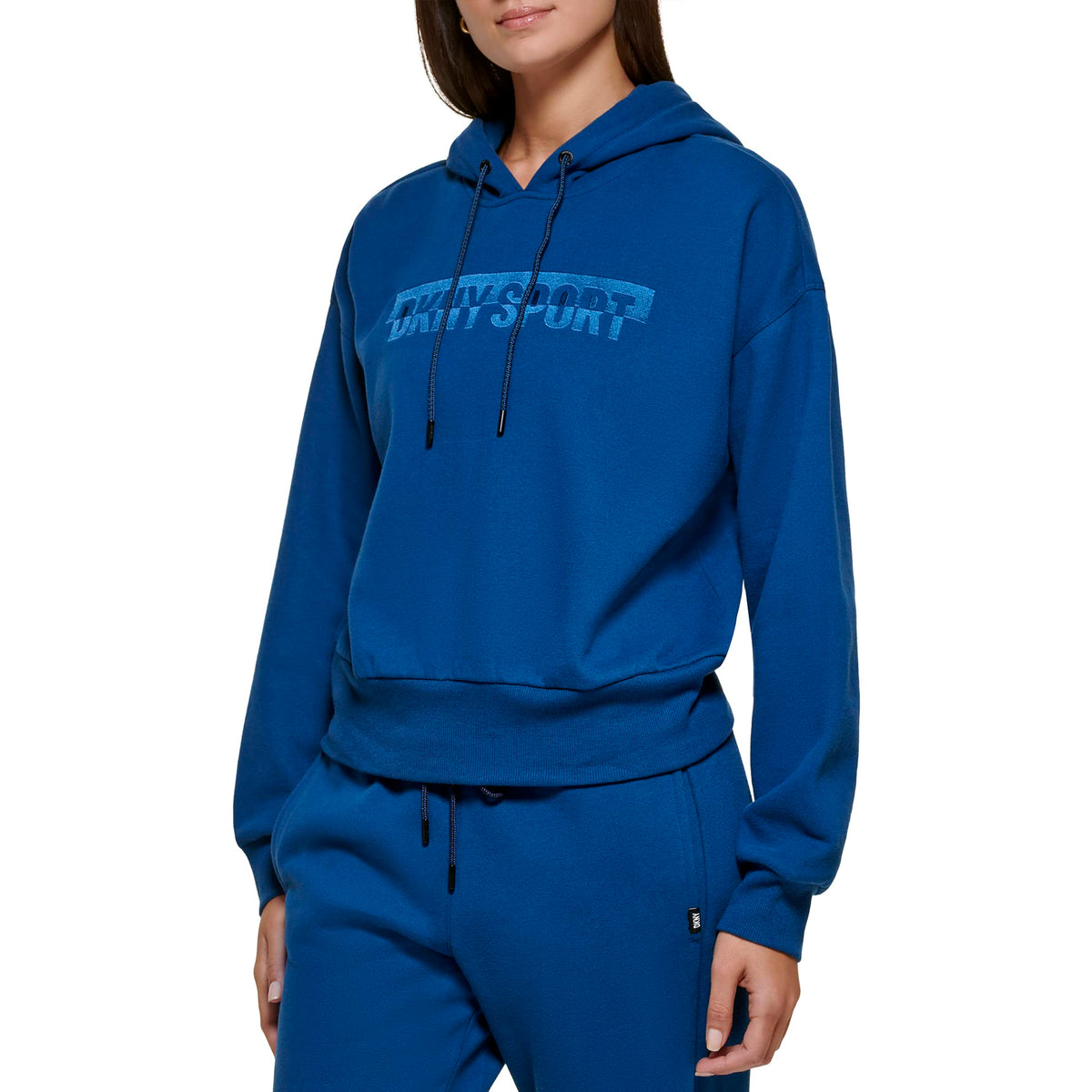 DKNY Women's Sport Hoodie, Poseidon, Large