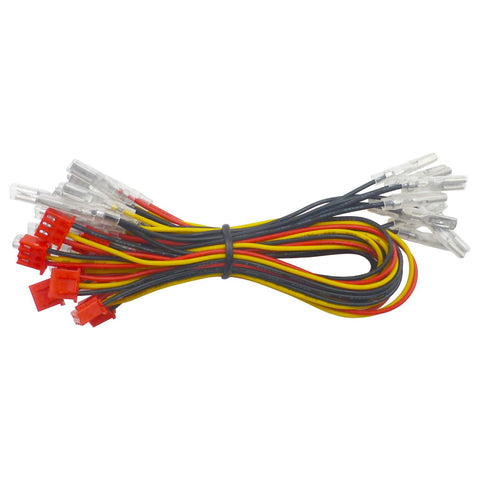 SJ@JX Arcade LED USB Encoder Arcade Joystick Arcade LED Button Zero Delay Arcade Kit 5V LED PC MAME Retro Pie