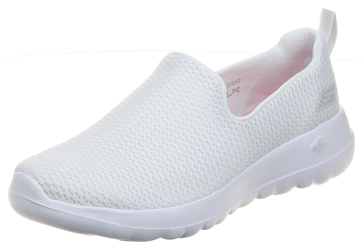 Skechers Women's Go Walk Joy Sneaker, White, 9.5 Narrow