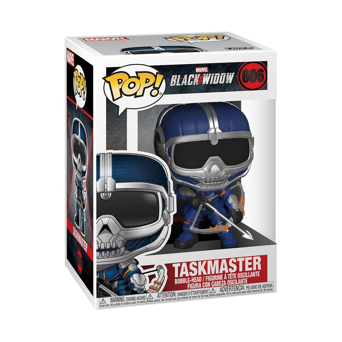 Funko Pop! Marvel: Black Widow - Taskmaster with Bow, Multicolor