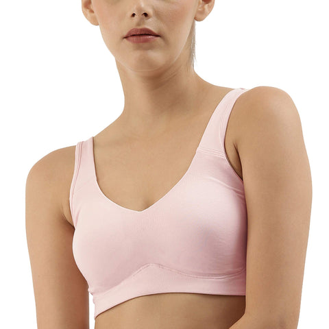 Enamor A106 Beginners Everyday Bra ÃƒÂ¢Ã¢â€šÂ¬Ã‚Â¢ Padded ÃƒÂ¢Ã¢â€šÂ¬Ã‚Â¢ Wirefree ÃƒÂ¢Ã¢â€šÂ¬Ã‚Â¢ Full Coverage