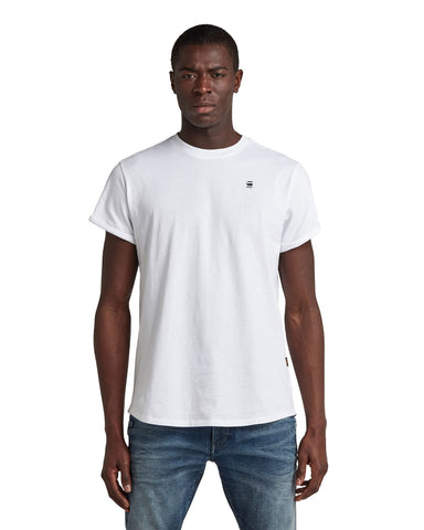G-Star Raw Men's Lash Crew Neck Short Sleeve T-Shirt, White, X-Large