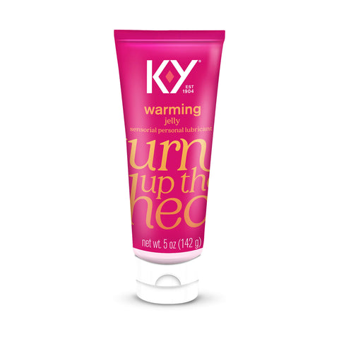 K-Y Warming Jelly Lube, Sensorial Personal Lubricant, Glycol Based Formula, 5 fl oz (Pack of 1)