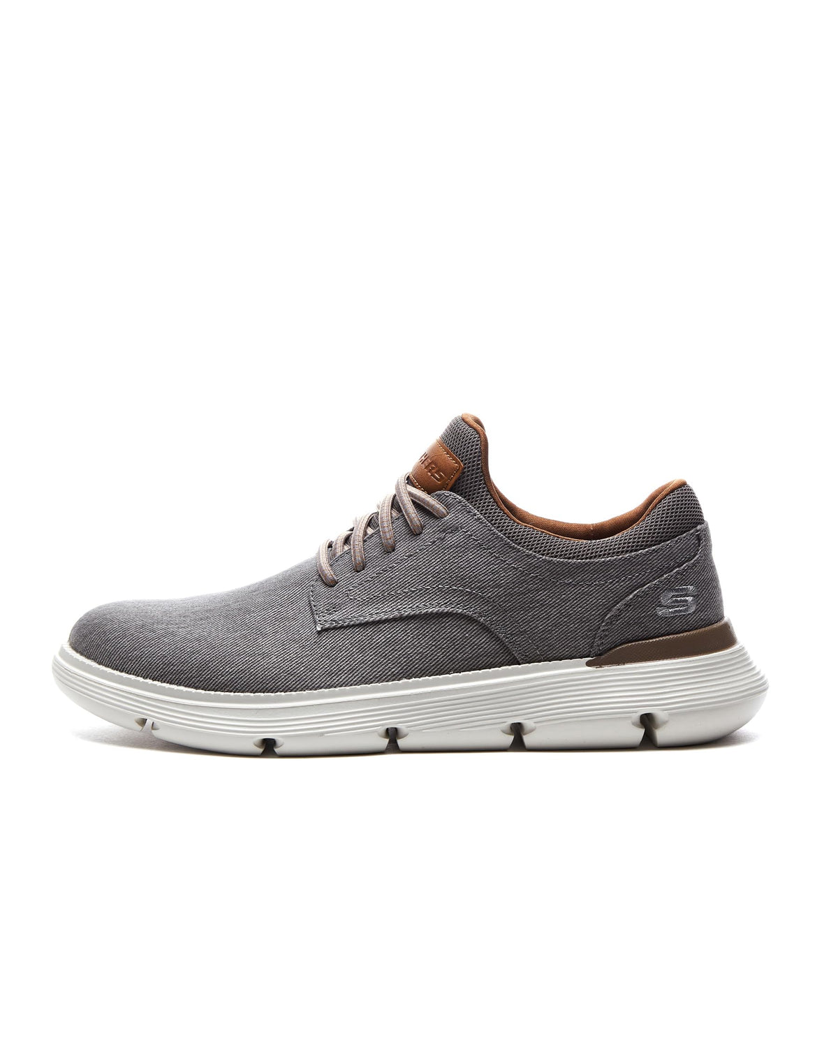 Skechers USA Men's Men's Garza-Romano Boat Shoe, Taupe, 10.5