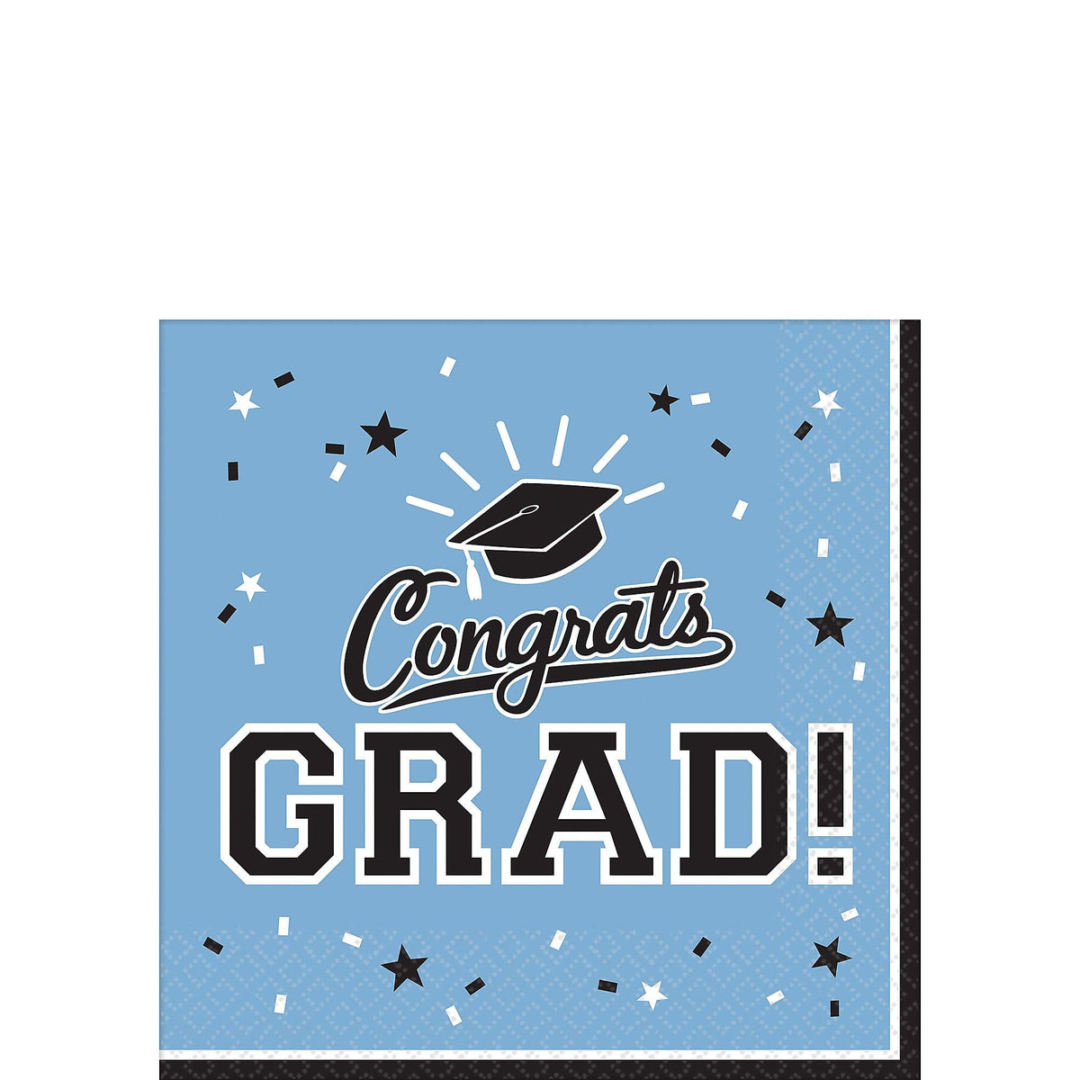 School Colors Pride Beverage Napkins - 5"x 5" | Pack of 36