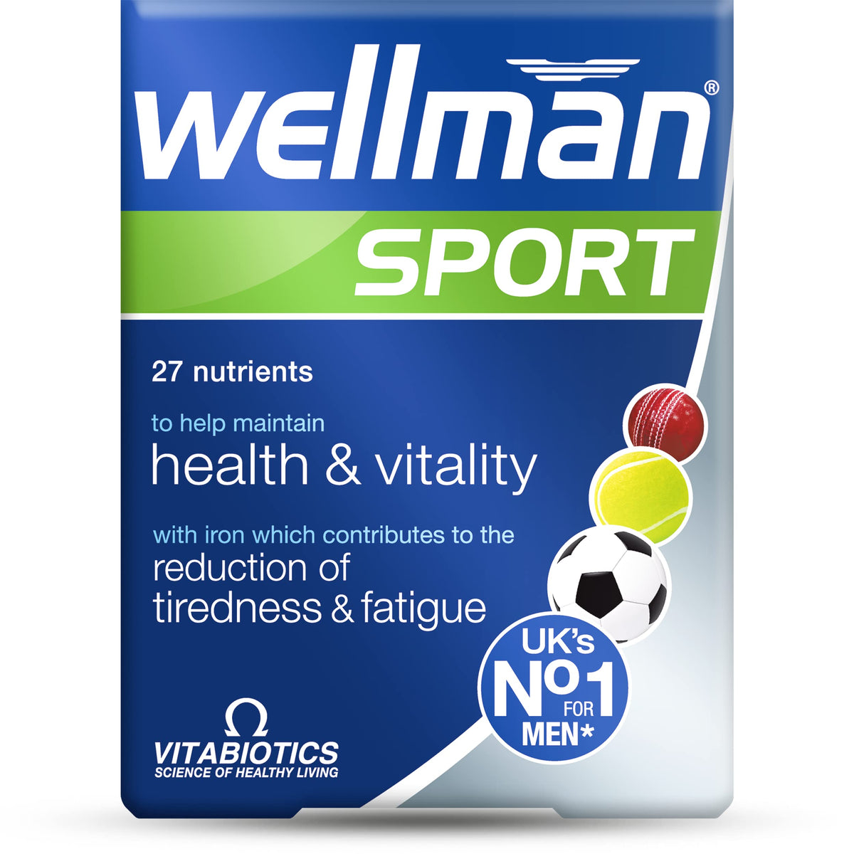 Vitabiotics Wellman Sport, 30 Tablets