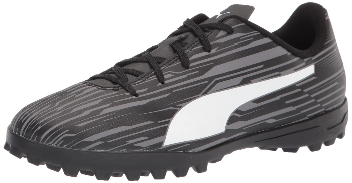 PUMA Rapido III Turf Training (Little Kid/Big Kid) Puma Black/Puma White/Castlerock 4.5 Big Kid M