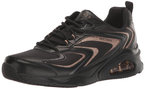 Skechers Women's TRES-AIR UNO-Shim-AIRY Sneaker, 8.5 Black