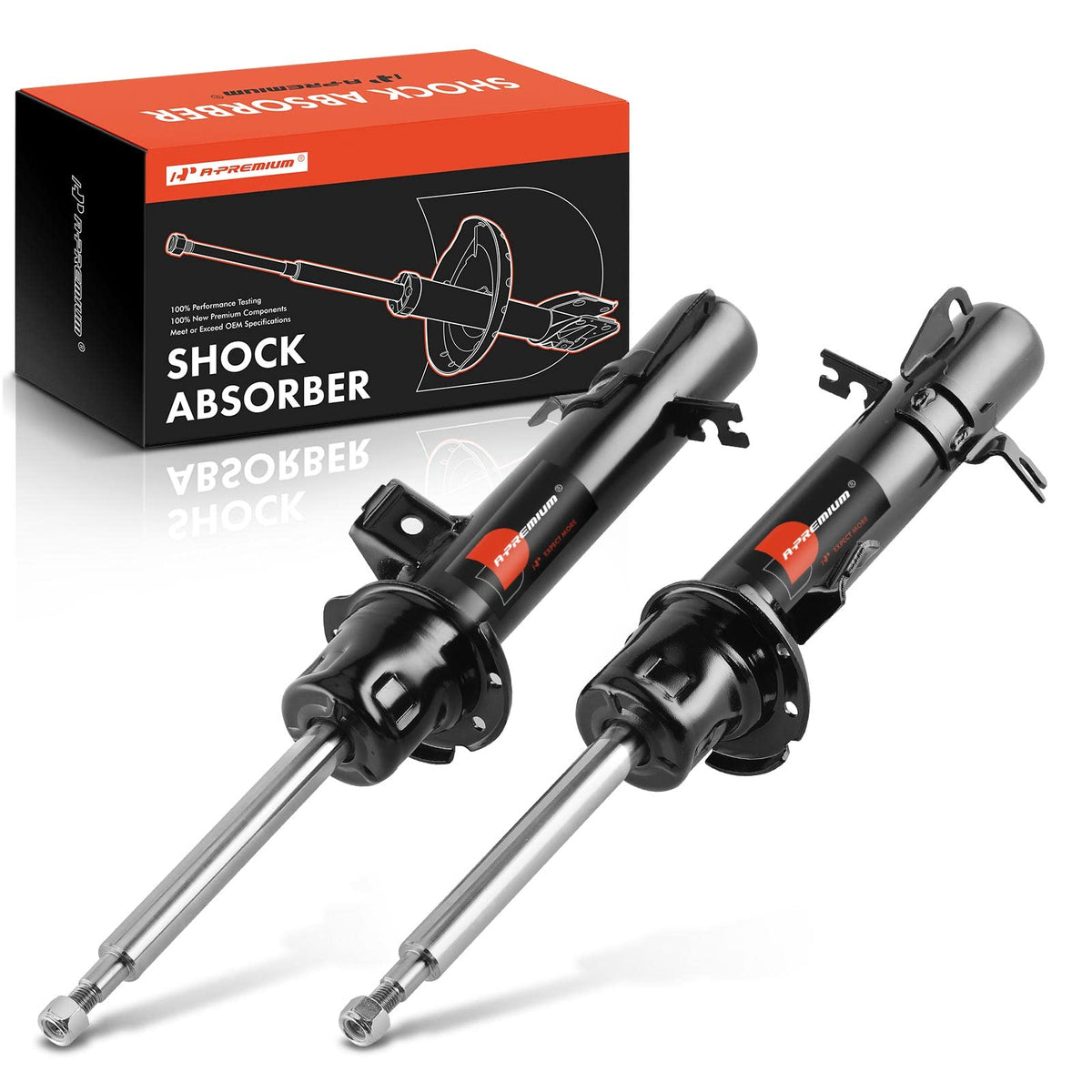 A-Premium Front Pair (2) Strut Assembly Compatible with Mini Cooper Countryman 2011-2016, Cooper Paceman 2013-2016, Driver and Passenger Side