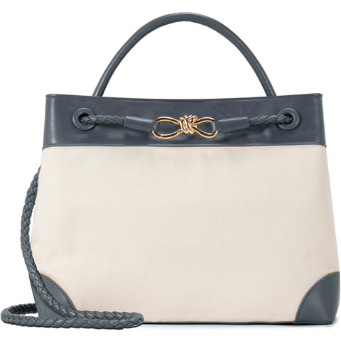 GASSDA Canvas Tote Bag for Women, Small Hobo Bag Crossbody Bag Top handle Handbags Purses Gift for Women (Gray Blue)