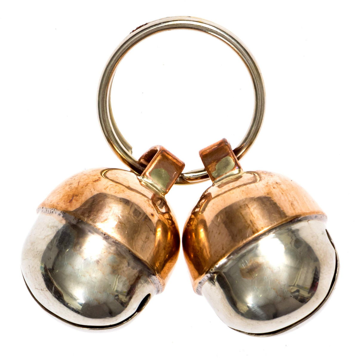 Beau's Bells 2 Extra Loud Cat & Dog Bells | Pet Tracker | Save Birds & Wildlife Handmade Copper (Small)