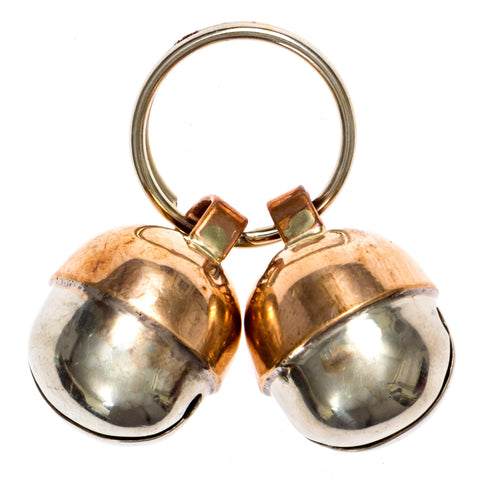 Beau's Bells 2 Extra Loud Cat & Dog Bells | Pet Tracker | Save Birds & Wildlife Handmade Copper (Small)