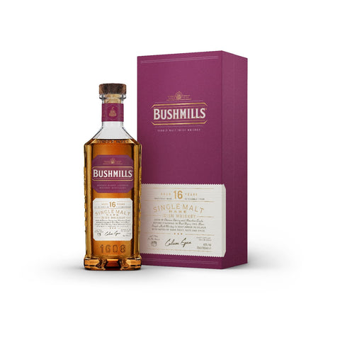 Bushmills 16 Year Old Single Malt Irish Whiskey 70 cl