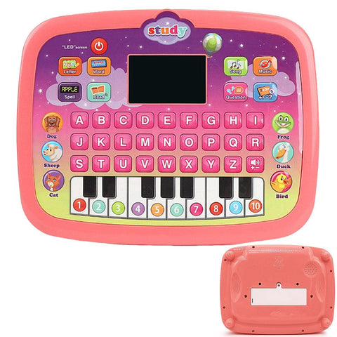 Zceplem Kid Pretend Play Laptop - Kid Pretend Play Laptop | Sing And Learn Laptop Toy for Kids, Lights, Sounds, And Music Letter, Number, Shape, And Animal Recognition 1-4 Years Old Boys Girls Kids