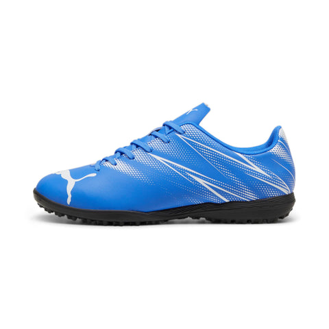 PUMA Men's Attacanto Turf Trainer Soccer Cleats Sneaker, Bluemazing White, 8.5