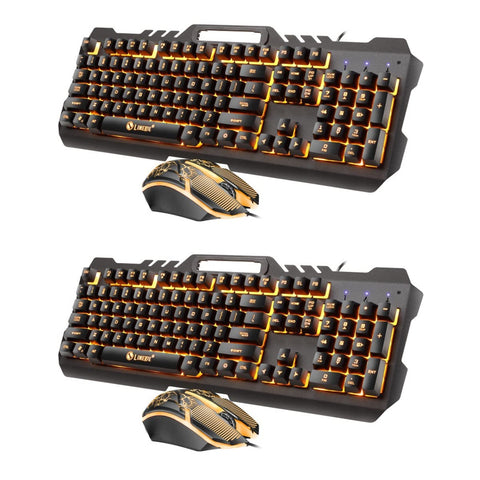 SOLUSTRE 2 Sets Keyboard Set Backlight Computer Gaming Backlit Keyboard Gaming Keyboard Modern RGB Keyboard Computer Keyboards Wired Mouse Wired Keyboard and Mouse abs Combination Shine t21