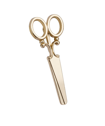 Knighthood Lapel Pin Gold Scissor Lapel Pin Badge Coat Suit Collar Accessories Brooch for Men