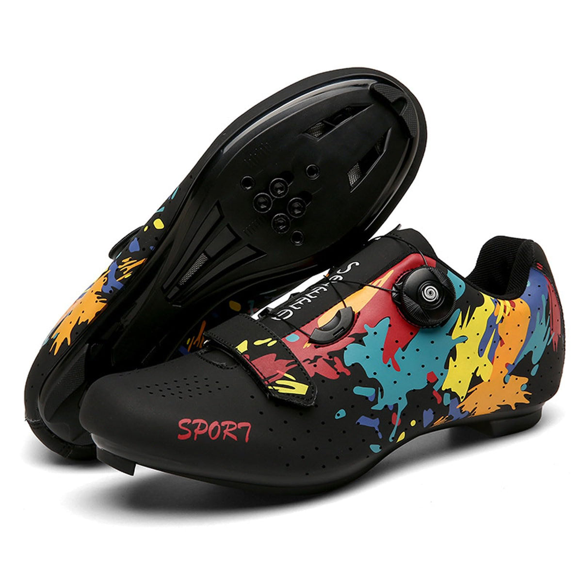 ForceRoute Mens Cycling Shoes Womens,Road Bike Shoes,Road And Mountain Bike Shoes,Breathable,Non-slip,Suitable For Indoor Cycling,exercise Bike,outdoor Cycling,mountain Biking,and Road Cycling.
