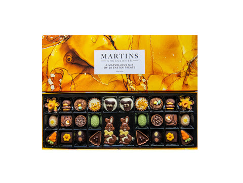 Martin's Chocolatier Easter Chocolate Gift Box | 28 Handmade Chocolates in 14 Assorted Flavours (435g)