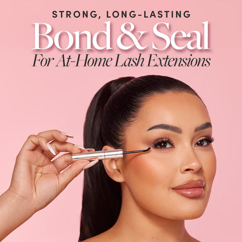 Glamnetic Lash Extension Bond & Seal | For At-Home Lash Extensions | Strong-Hold Formula For Up To 5 Days | 0.17 fl. Oz