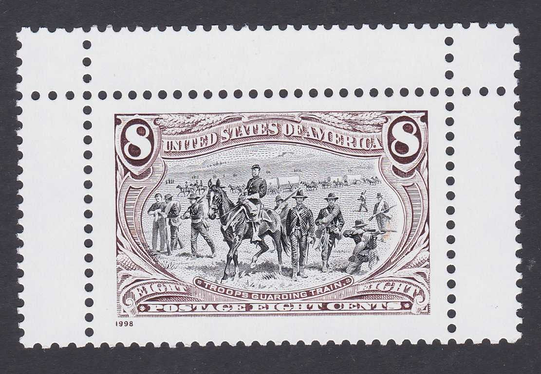 1998 Troops Guarding Train US Postage Stamp