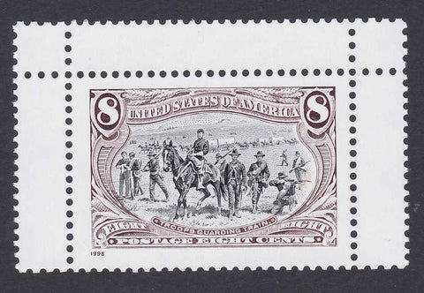 1998 Troops Guarding Train US Postage Stamp