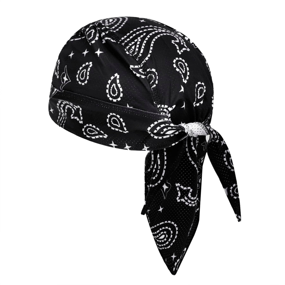Quick Dry Sports Skull Beanie, Summer Thin Mesh Cycling Cap Bandana Moisture Wicking Stretchy Headwear Sun Protection Running Head Wrap Hat Helmet Liner for Men Women