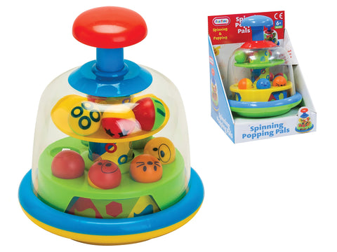 Fun Time Spinning Popping Pals (Color may vary)
