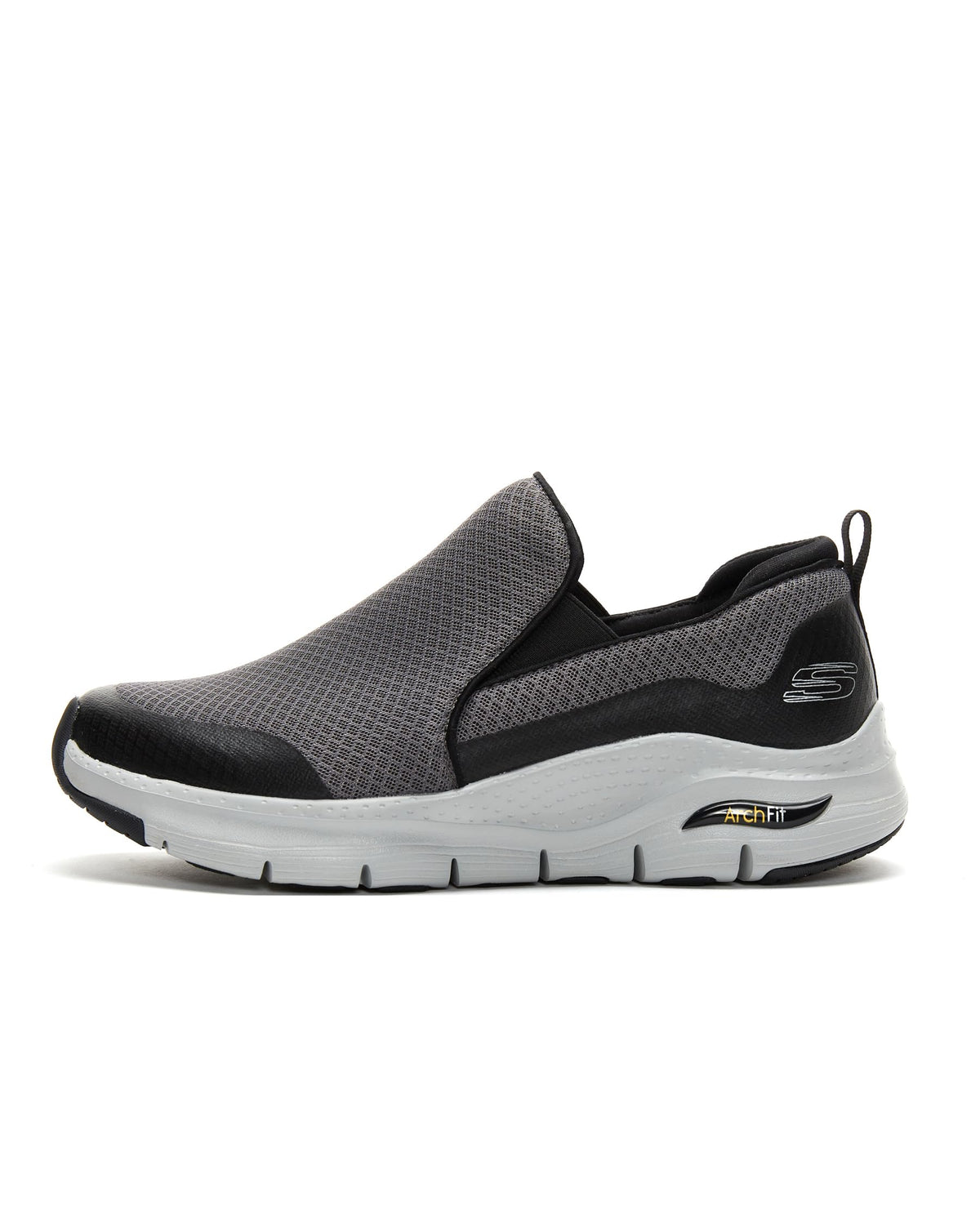 Skechers Men's Arch FIT BANLIN Oxford, Charcoal/Black, 13 M US