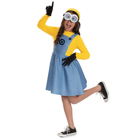 Disguise Minions Dress Classic Costume, Size L (10-12)