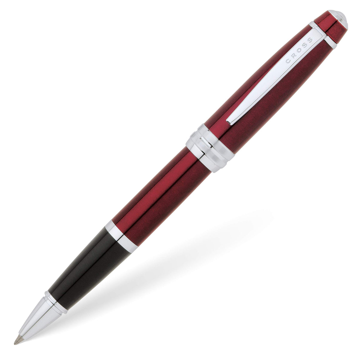 Cross Bailey Refillable Gel Ink Rollerball Pen, Medium Rollerball, Includes Premium Gift Box - Red Lacquer