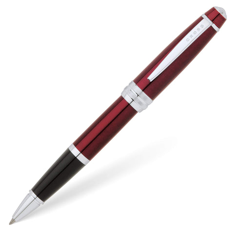 Cross Bailey Refillable Gel Ink Rollerball Pen, Medium Rollerball, Includes Premium Gift Box - Red Lacquer