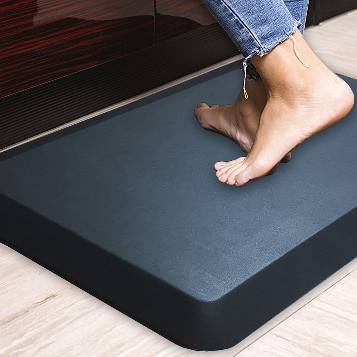 1" Extra Thick Anti Fatigue Floor Mat,Kitchen Mat, Standing Desk Mat - Comfort at Home, Office, Garage - Advanced PU Foam - NOT PVC!!!
