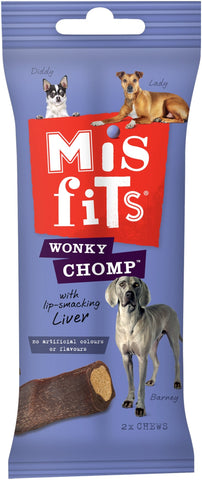Misfits Wonky Chomp Regular 170gx12 (Pack of 12)