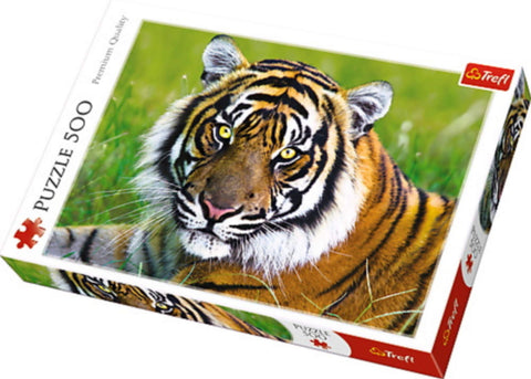 Trefl 500 Piece Jigsaw Puzzles, Tiger, Animals