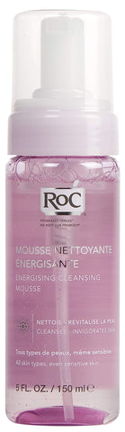 RoC - Energising Cleansing Mousse - Clean & Smooth Skin - For All Skin Types - Invigorates The Skin - 150 ml