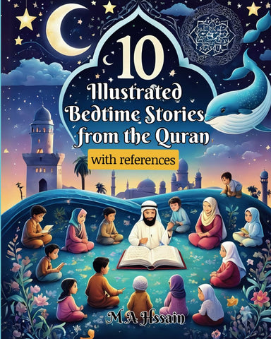 10 Illustrated Bedtime Stories from the Quran: a fully illustrated Islamic story book for Muslim and non-Muslim kids (2-8 years old) based on the Quran