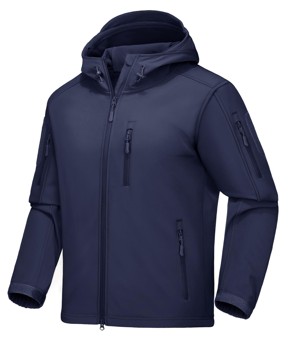 MAGCOMSEN Men Winter Jackets Waterproof Jackets Men Softshell Jacket Men Fleece Ski Jacket Men Tactical Jackets Skiing Jackets Navy