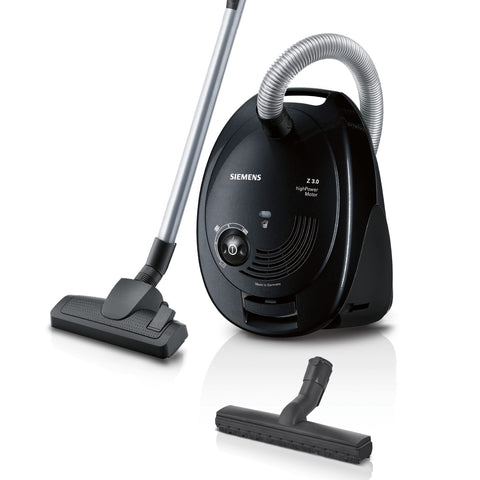 Siemens VSZ3B212 Cylinder vacuum 4L 600W B Black vacuum VSZ3B212, 600 W, B, 34 kWh, 10 A, Cylinder vacuum, Dust bag