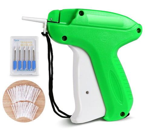Label Gun Price Label Gun with 1200 Paddle Thread (White, 5 cm) + 5 Replacement Needles for Bazaar, Clothes, Socks, Hats, Trade