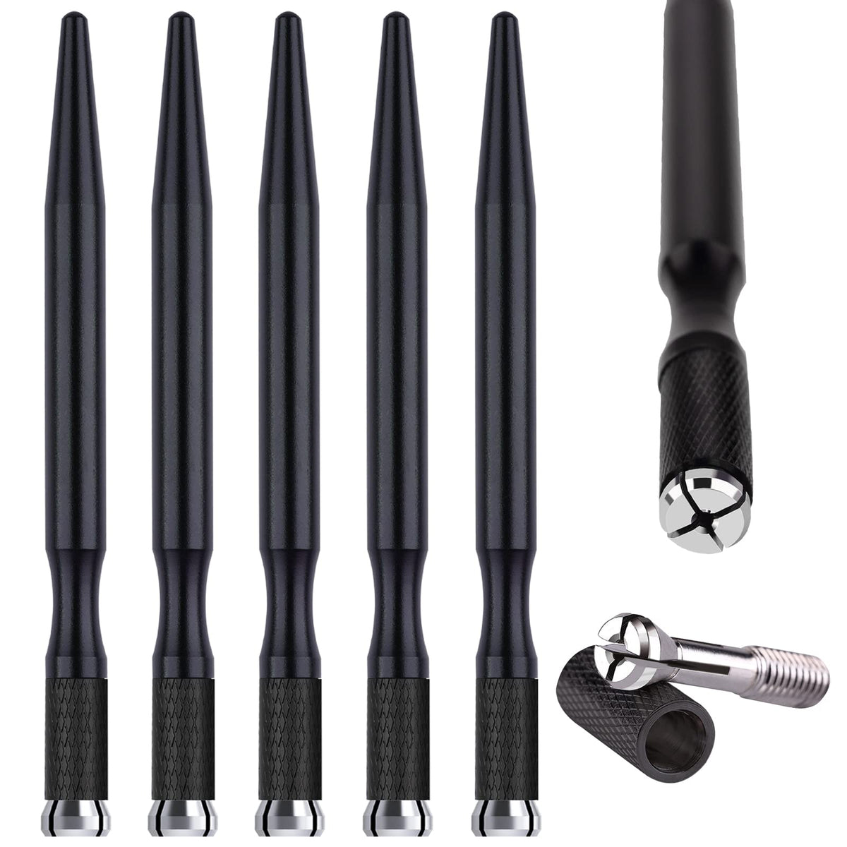 Microblading Pens 5 Piece Light Manual Tattoo Eyebrow Pens for Permanent Makeup Supplies Durable Aluminum Pen with Lock-Pin Tech Tattoo Microblading Pens (BlackÃƒÆ’Ã†â€™Ãƒâ€šÃ‚Â¯ÃƒÆ’Ã¢â‚¬Å¡Ãƒâ€šÃ‚Â¼ÃƒÆ’Ã‚Â¢ÃƒÂ¢Ã¢â‚¬Å¡Ã‚Â¬Ãƒâ€šÃ‚Â°