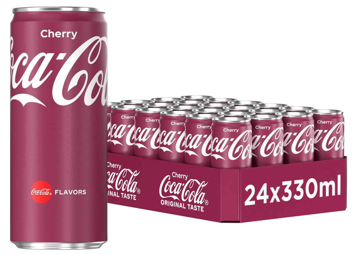 Coca Cola Can Cherry (24x330ml)