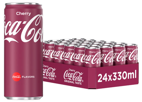 Coca Cola Can Cherry (24x330ml)