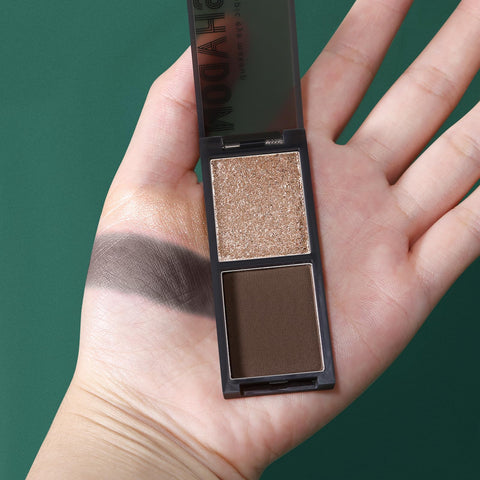 Boobeen Smoky Eyeshadow Palette, Matte Shimmer Eye shadow Palette, Highly Pigmented Natural Cool Shades, Smoky Eye Makeup for Halloween Christmas Party