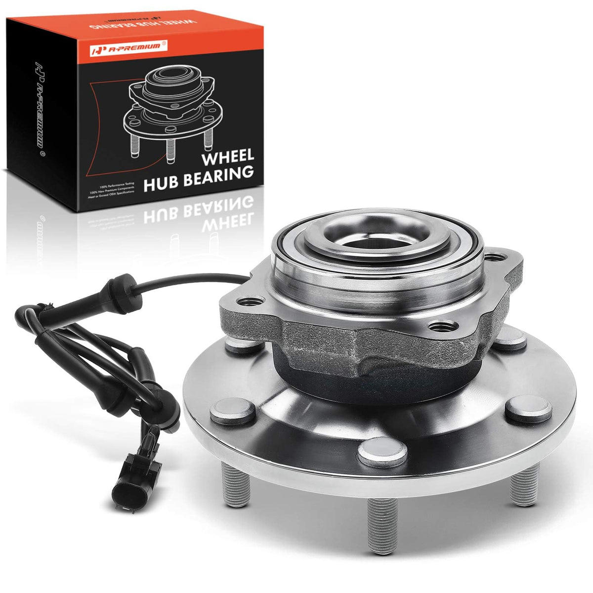 A-Premium Rear Wheel Bearing and Hub Assembly with ABS & 6-Lug Compatible with Nissan Armada 2012 2013 2014 2015
