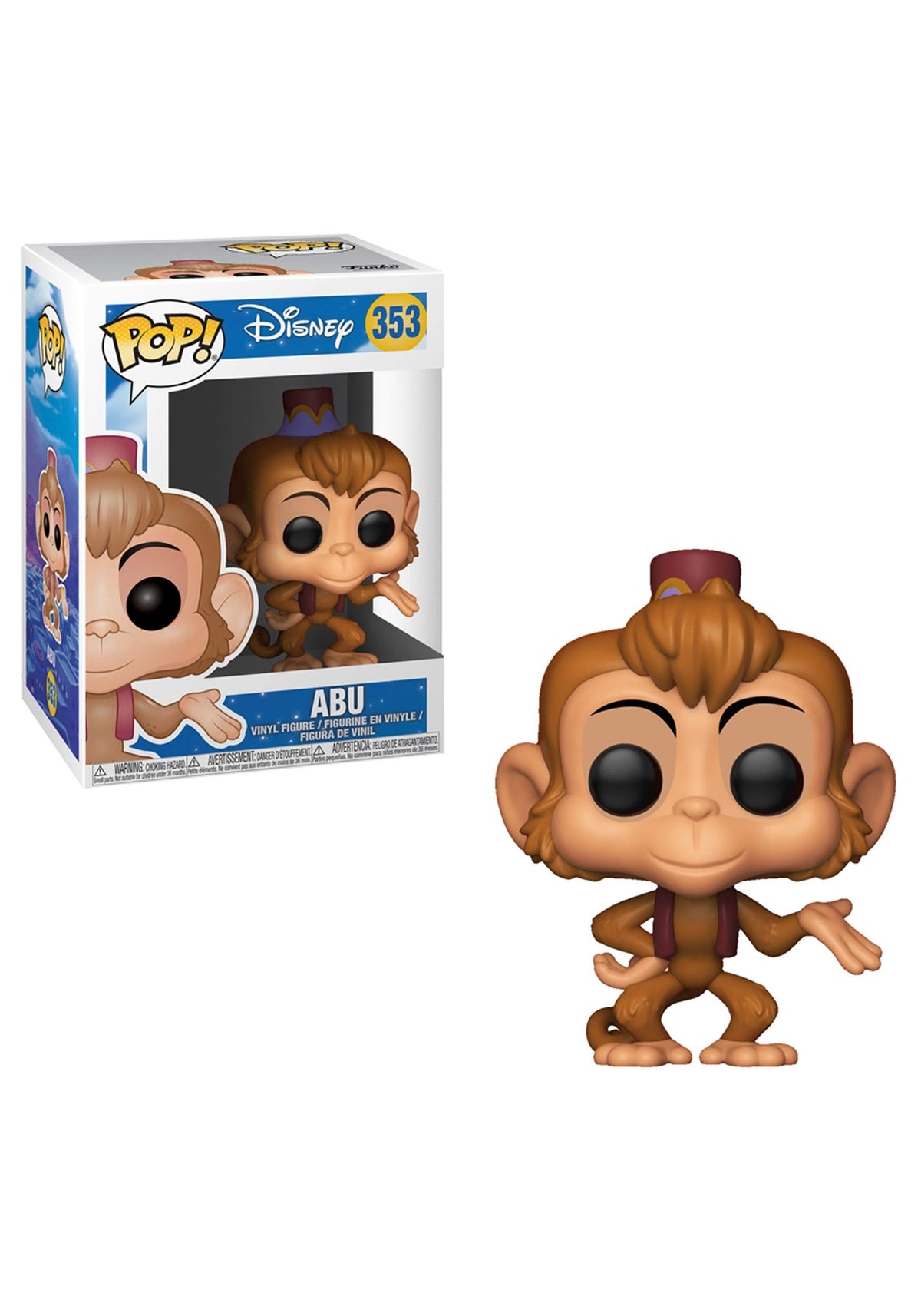 Funko POP! Disney: Aladdin Abu Collectible Toy