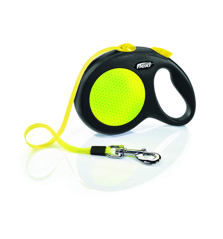 Flexi New Neon Retractable Lead Large Tape 5M, Neon