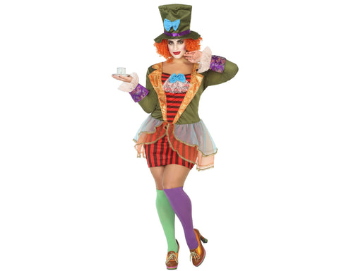 ATOSA 38658 Costume Mad Hatter Woman XL Multicolour-Carnival